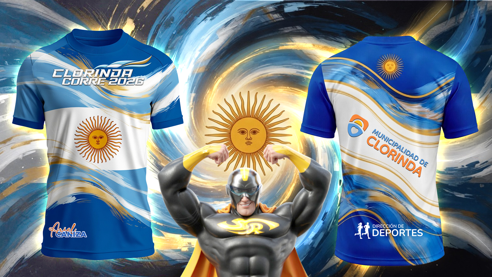 Remeras oficiales Clorinda Corre 2026